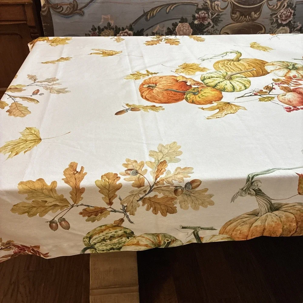 Southern Living Tablecloth Fall Autumn Thanksgiving 56x80